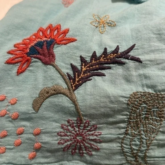 Johnny Was heavily embroidered “Lucy” artesian blouse NWT - Picture 11 of 16